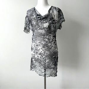 Nordstrom Silk Asymmetrical Coverup